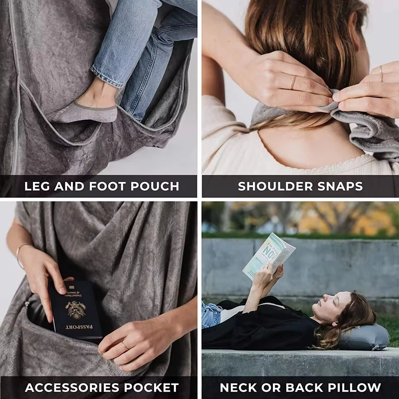 Airplane Travel Blanket