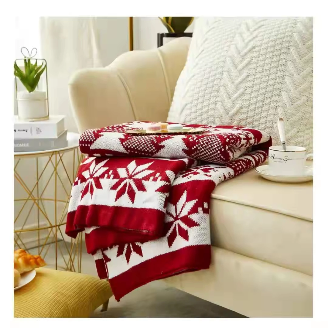 Christmas Woven Blanket
