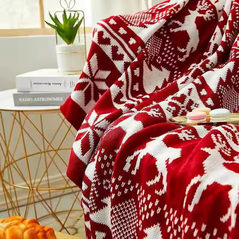 Christmas Woven Blanket