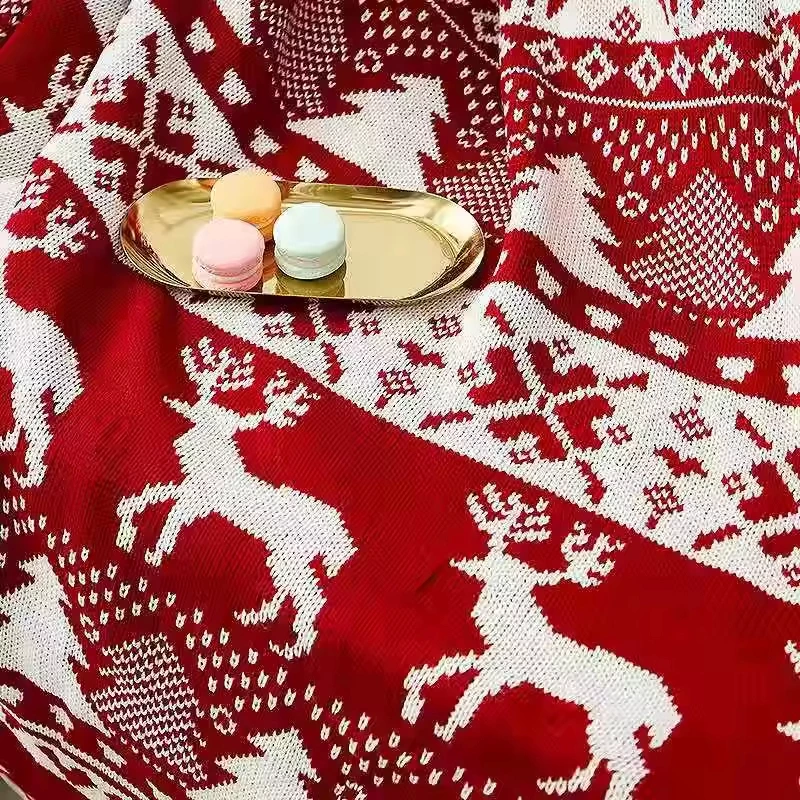 Christmas Woven Blanket