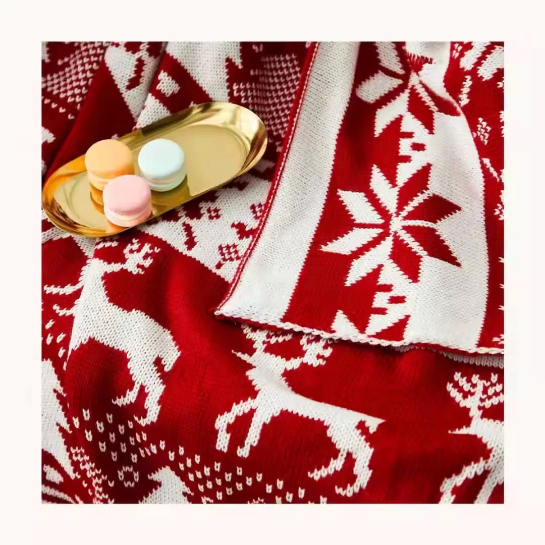 Christmas Woven Blanket