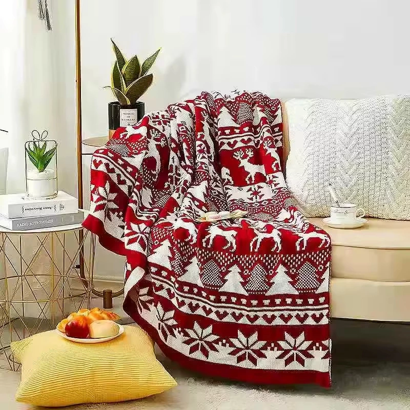 Christmas Woven Blanket