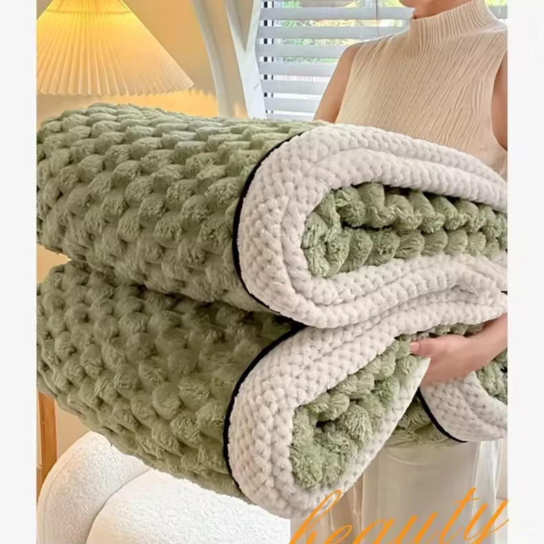 Chunky Knit Throw Blanket