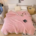 Chunky Knit Throw Blanket
