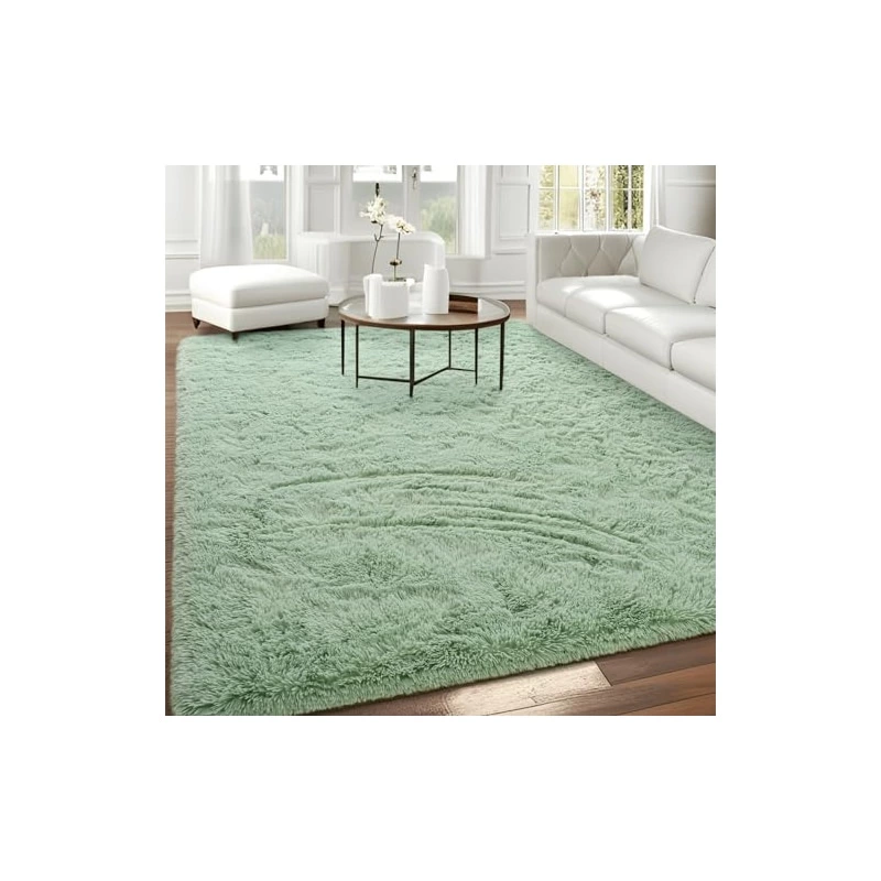 Green Plush Rug