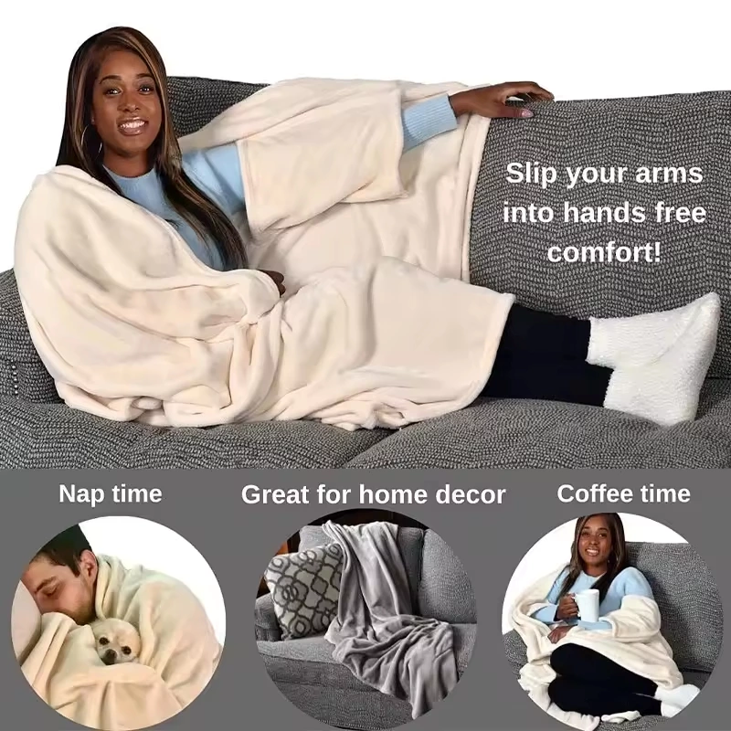 Oversized Hoodie Blanket