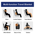 Travel Blanket Pillow