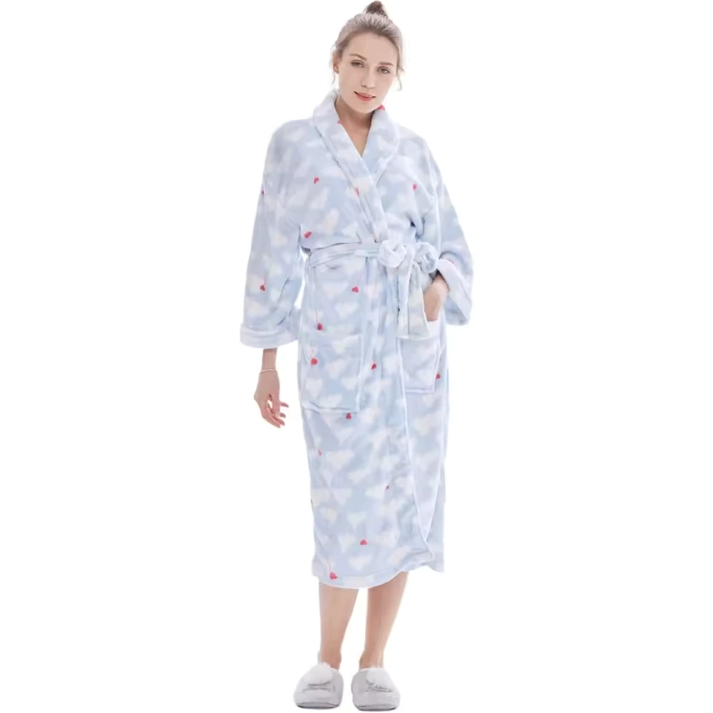 Flannel Bathrobe