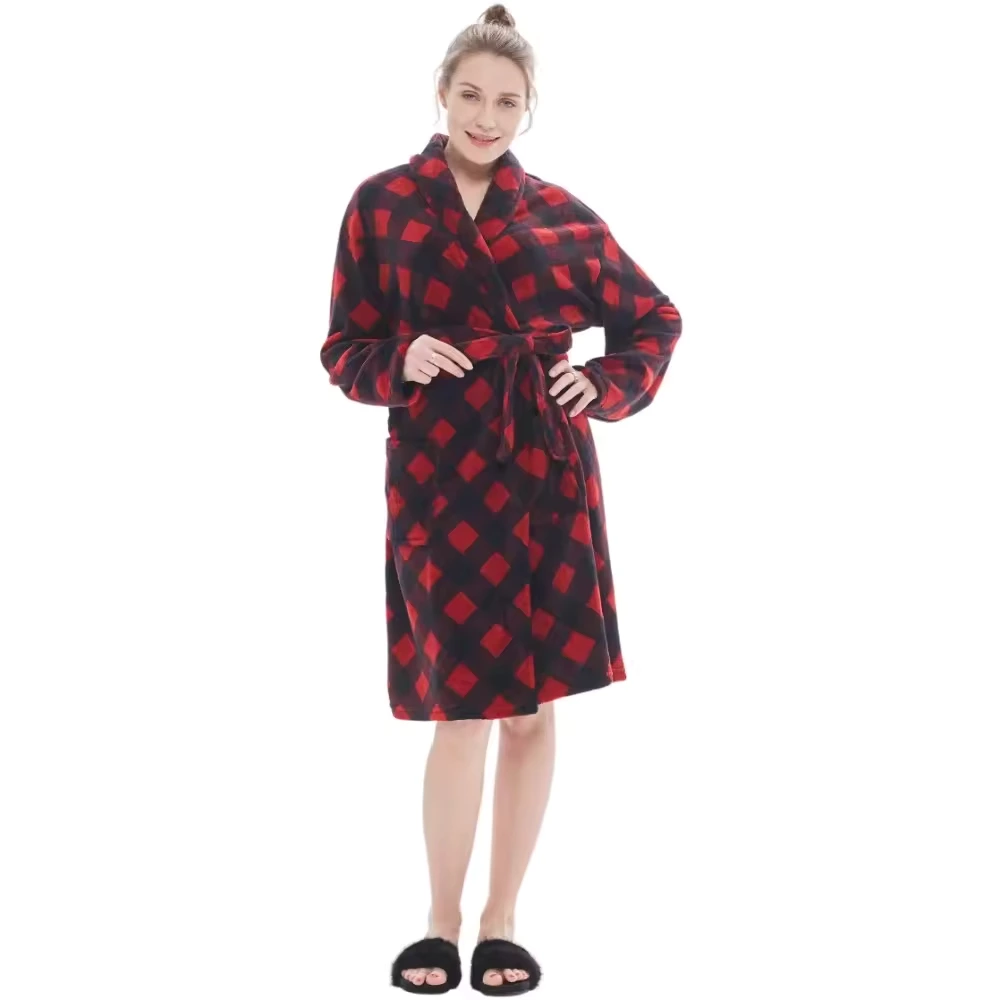 Flannel Bathrobe