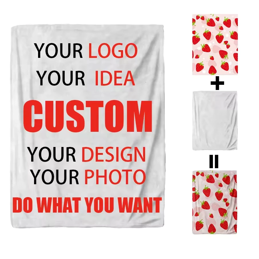 Photo Sherpa Blankets Manufacturer | Custom Printed Fleece Blankets