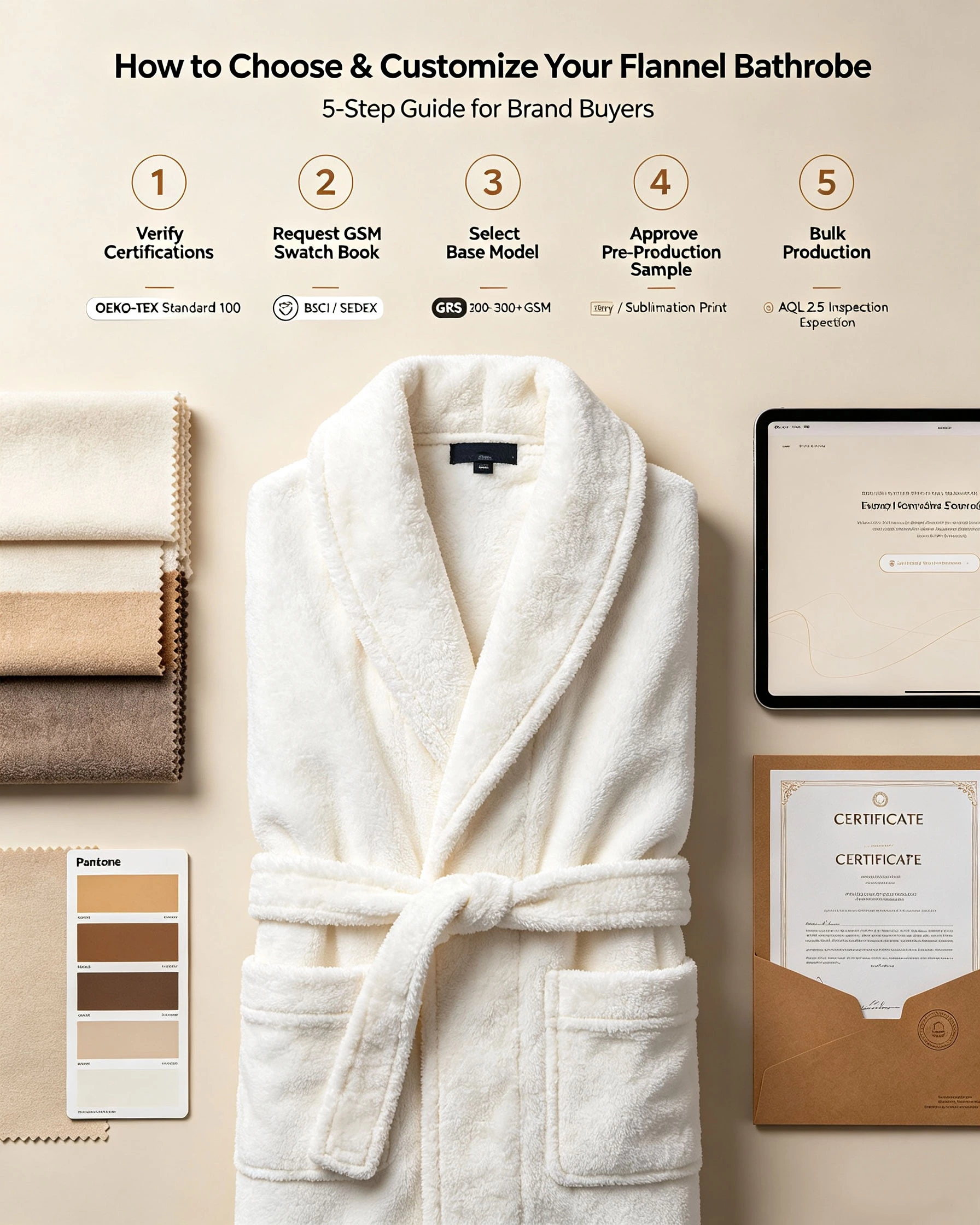 Top Polyester Flannel Bathrobe Manufacturers in China: Custom & Wholesale Guide
