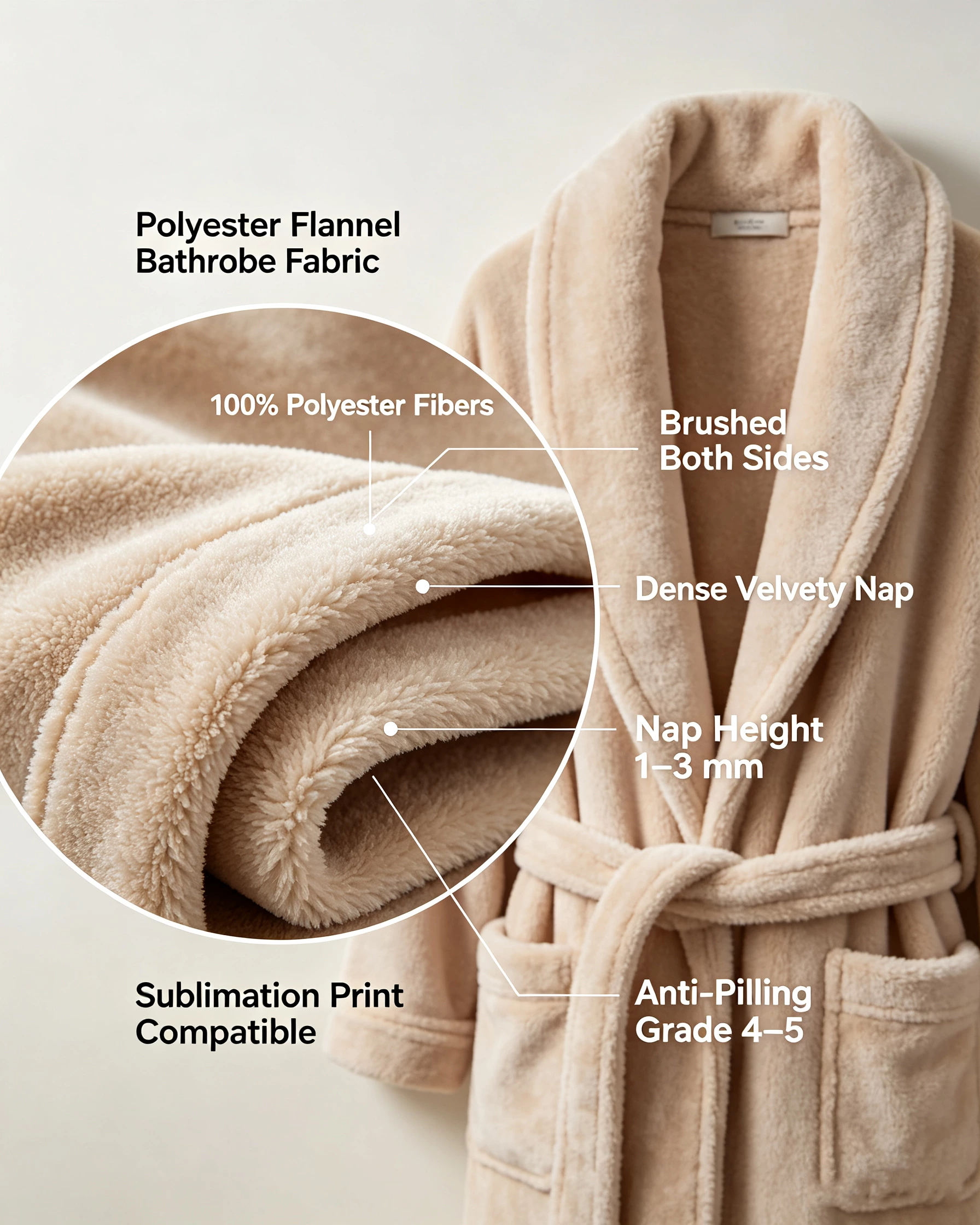 Top Polyester Flannel Bathrobe Manufacturers in China: Custom & Wholesale Guide